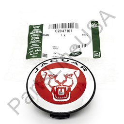 Show details for Genuine Jaguar Red Wheel Badge Center Cap XJ XK XF F-Type C2D47107 Picture of Genuine Jaguar Red Wheel Badge Center Cap XJ XK XF F-Type C2D47107
